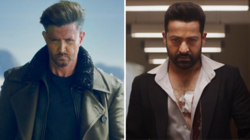 War 2 Teaser Out: Hrithik Roshan vs Jr NTR Stuns Fans with High-Octane Plane and Train Action