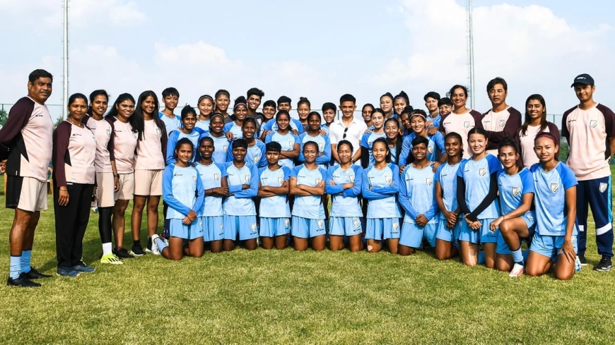 Sunil Chhetri Delivers Powerful and Inspiring Speech to Indian Women’s Football Team