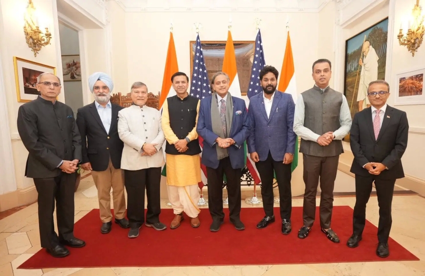 Shashi Tharoor Visits 9/11 Memorial in US, Condemns Pakistan’s Terrorism